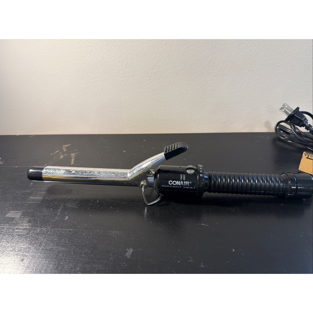 Conair Instant Heat 1-Inch Curling Iron Classic Curls Adjustable Heat